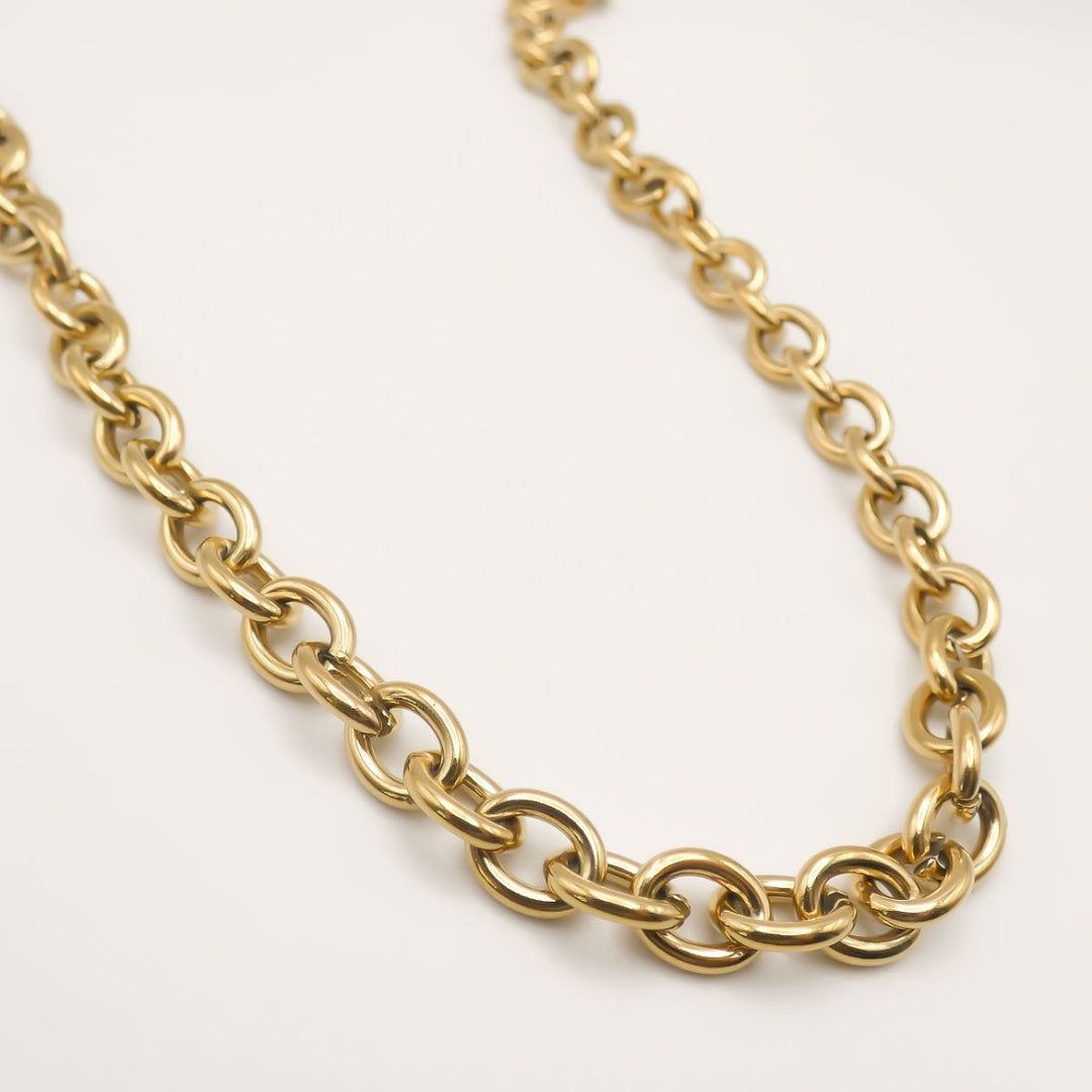 Flash Sale, Essential Chunky Chain Necklace, Gold