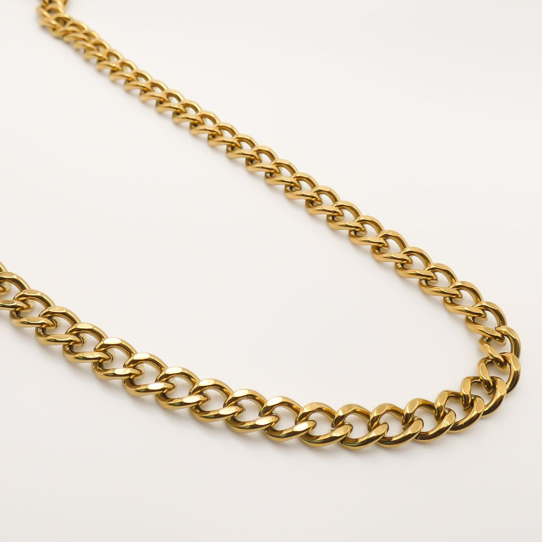 Flash Sale, Chunky Curb Necklace, Gold