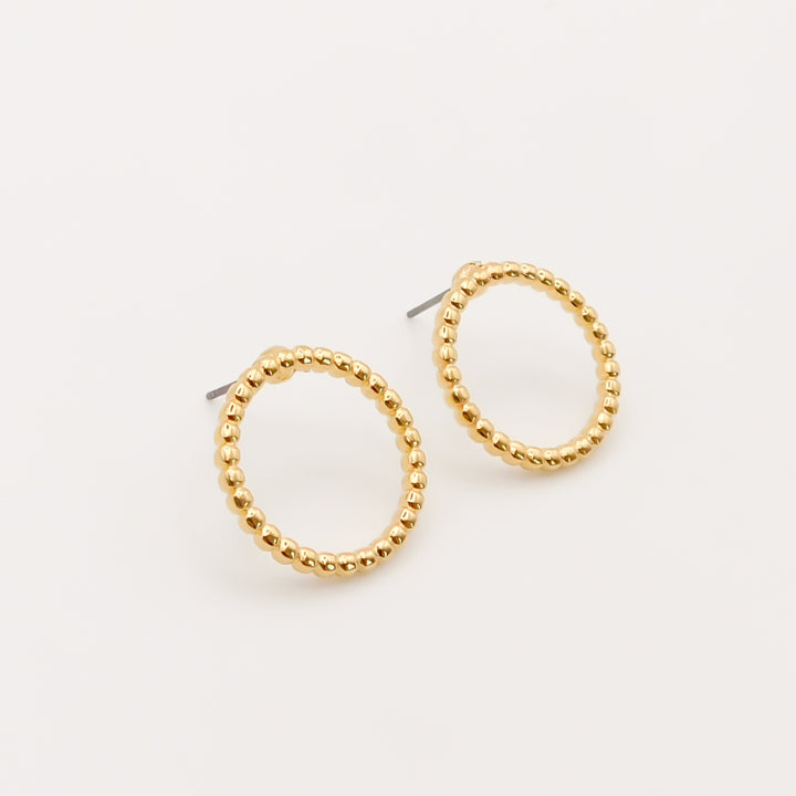 Outlet- Willow Stud Earrings, Gold