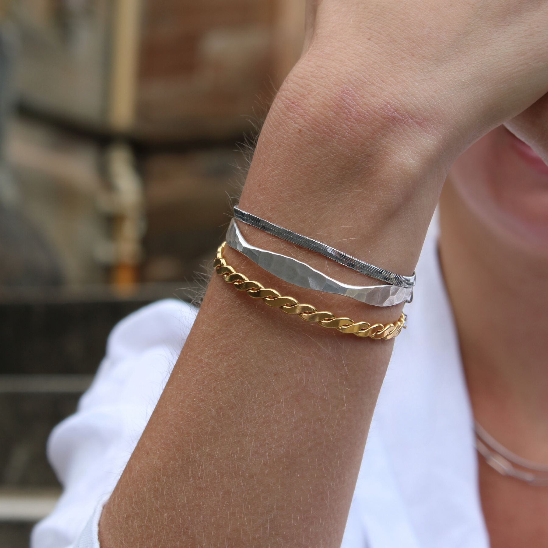 Braided cuff online bracelet