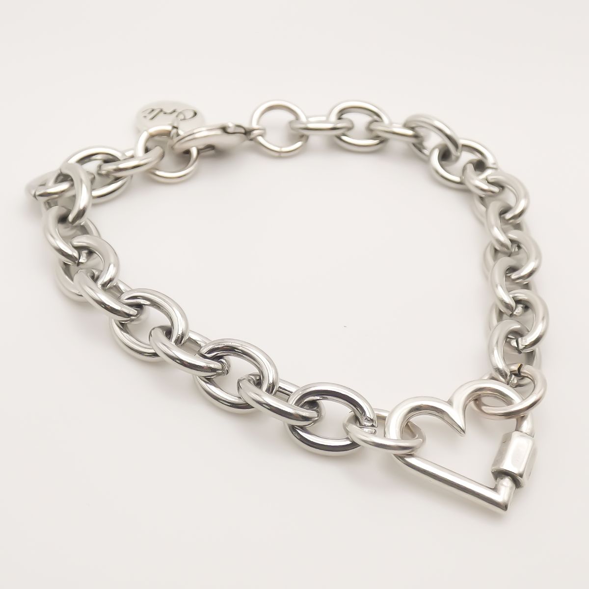 Tiffany & Co 16″ Heart Charm Toggle Necklace | eBay