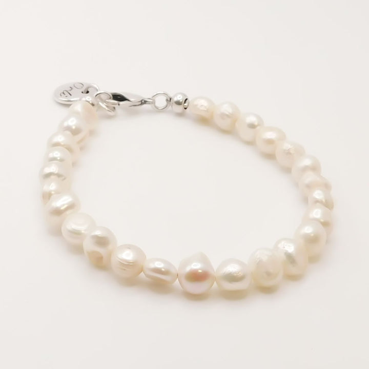 Seed Pearl Bracelet, Silver