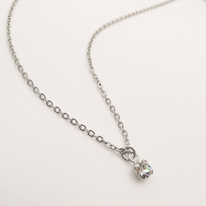 Ultra Fine Personalised Birthstone Necklace