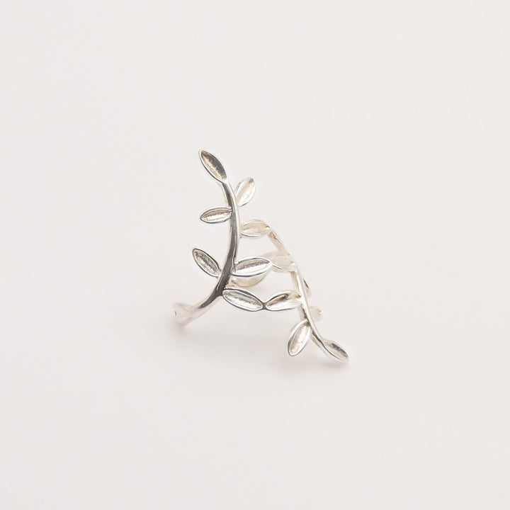 Outlet- Sterling Silver Singular Ivy Ear Cuff