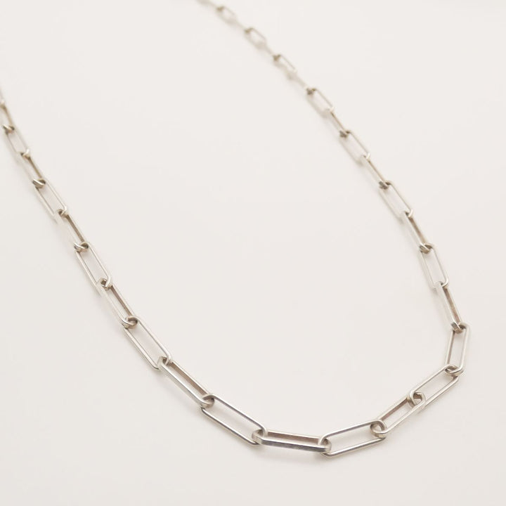 Sterling Silver Classic Paperclip Chain Necklace
